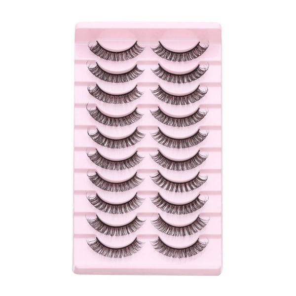 10 par 3D Mink DD Curl Russiske Vippeextensions