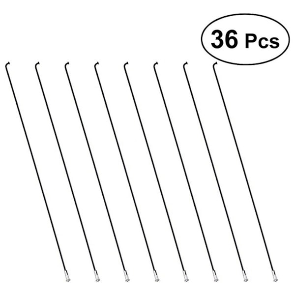 36 stk cykel eger tråd til mountain/racercykel runde ståleger 14G 252 mm med kobberhætter