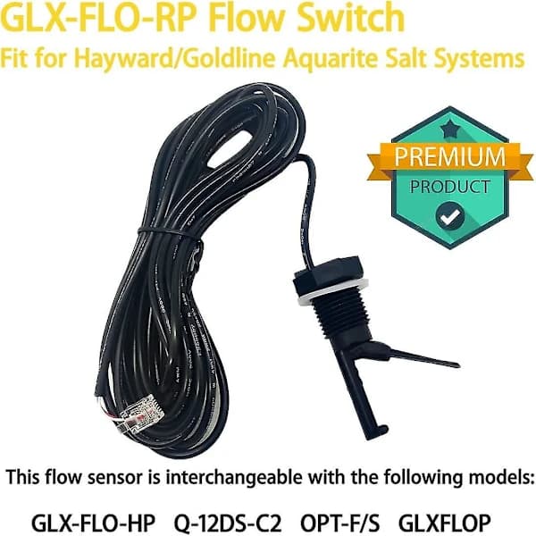 OEM Glx-flo-rp Flow Switch til Hayward Goldline Saltsystem, Erstatningssæt til flow sensor til Hayward Goldline Aquarite Salt