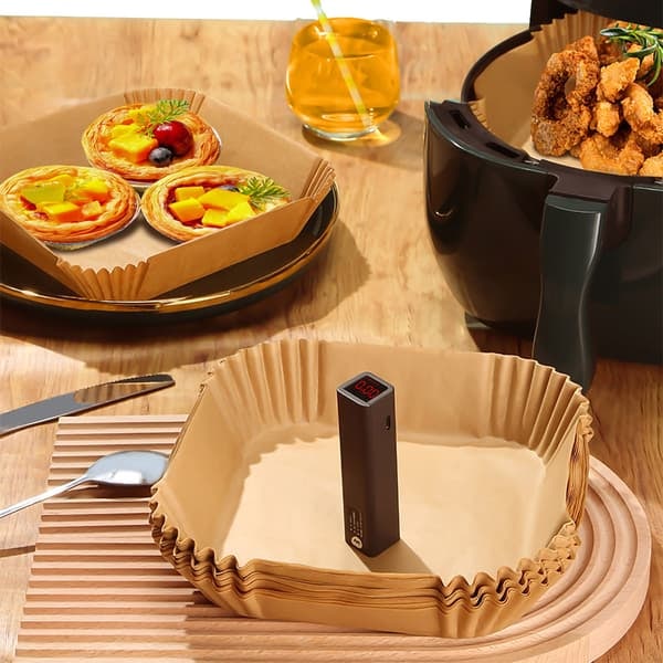 TS-100-pack Bakplåtspapper Airfryer 20cm - Medium