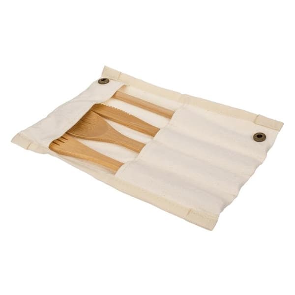 2x4-Delar - Bambubestick - Bestickset
