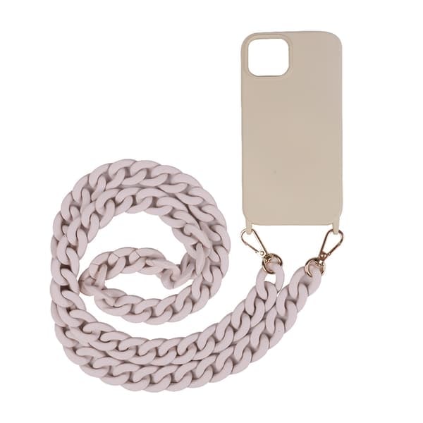TS-Mobilskall med bærerem til iPhone 14 - Beige