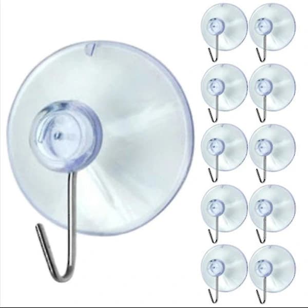 10 Transparente Sugekopskroge Tøj Og Metalkrog