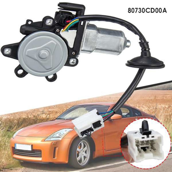 Oikea etuikkunan nostomekanismin moottori 350z 2003-2009 G35 2003-2007 80730cd001 80730-cd00a