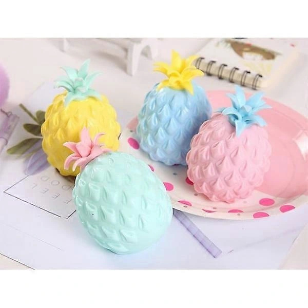 Squishy Ananas - Stressipallo - 1 kpl
