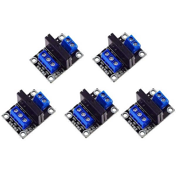 -883 1-kanals 5V Lågnivå Solid State Relämodul med Säkringar Solid State Relä 250V2A
