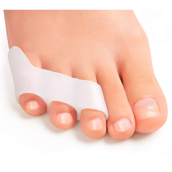 Little Toe Separators for Pinky Toes Separator (vit, 10 par)