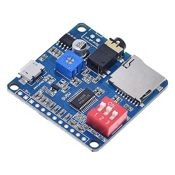 TS-Dy-sv5w Stemmeavspillingsmodul For Mp3 Musikkspiller Stemmeavspillingsforsterker 5w Sd/tf Kort Integrert