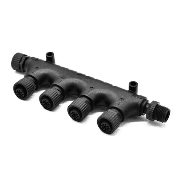 Kompatibel med NMEA2000 6-port 5-pinners M12-gjenge IP67 Vanntett NMEA 2000-Perfet