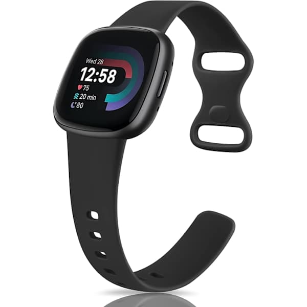 Blødt erstatningsarmbånd til Fitbit Versa 3/4 - 4-pak