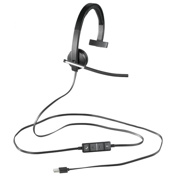 TS-Logitech H650e mono on-ear kuulokkeet