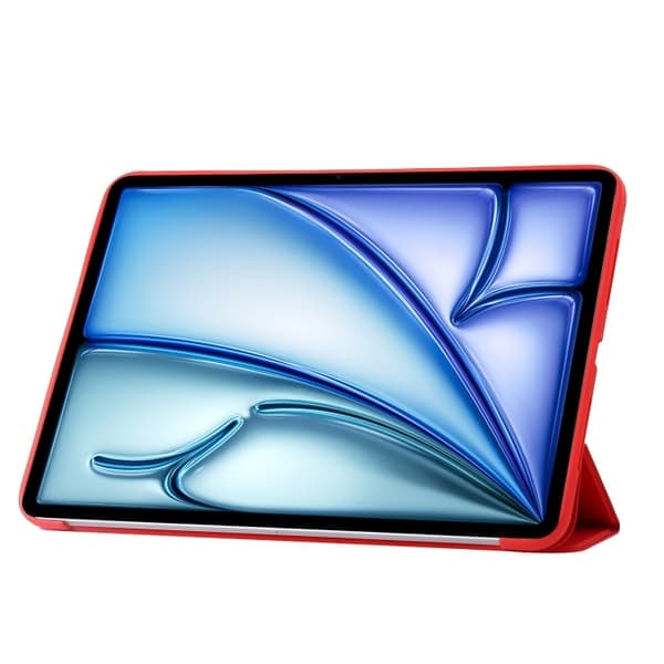 TS-Kotelo jalustatoiminnolla iPad Air 11 (2024) - Punainen