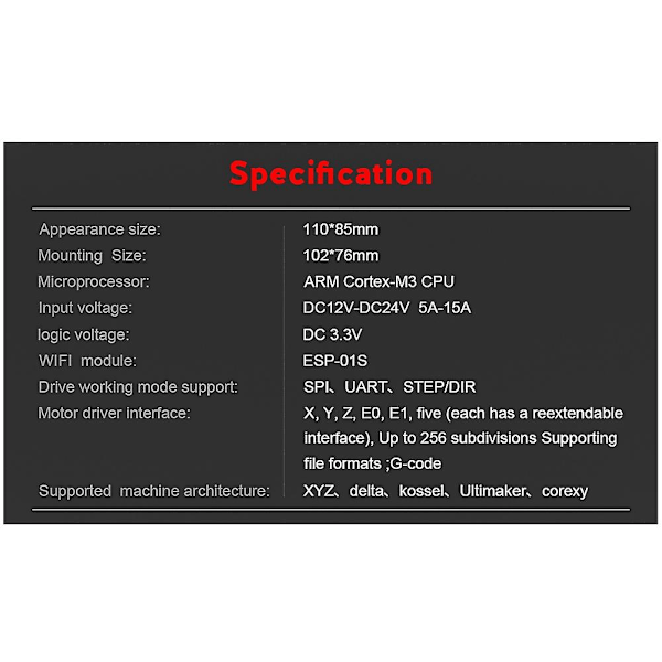 TS-Skr 1.4 Hovedkort 3D-skriverdeler 32-bit Kontrollkort For Oppgradering For Voron 2.4 DIY