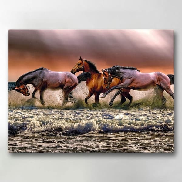 Lerretbilde / Bilde - Hest - 40x30 cm - Canvas