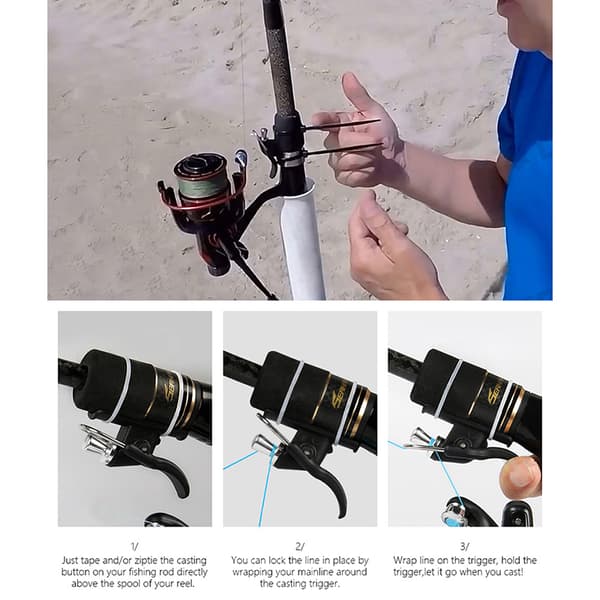 1PC Breakaway Marine Fishing Launch Barrel Clip Fish Tool sort