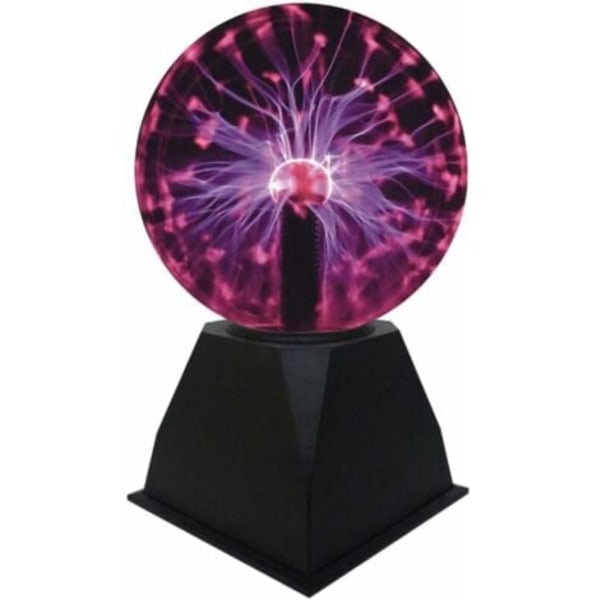 Plasma Ball Lys, 5-tommers berøringsfølsom ionkulelampe Rødt Nyhet Nattlys