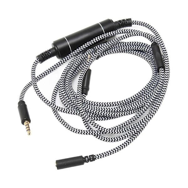 Chat Link Pro-kabel - Støjreducerende, tabsfri chatadapterkabel med metalisolator til Xbox One, PS4, Switch, 2,6 meter