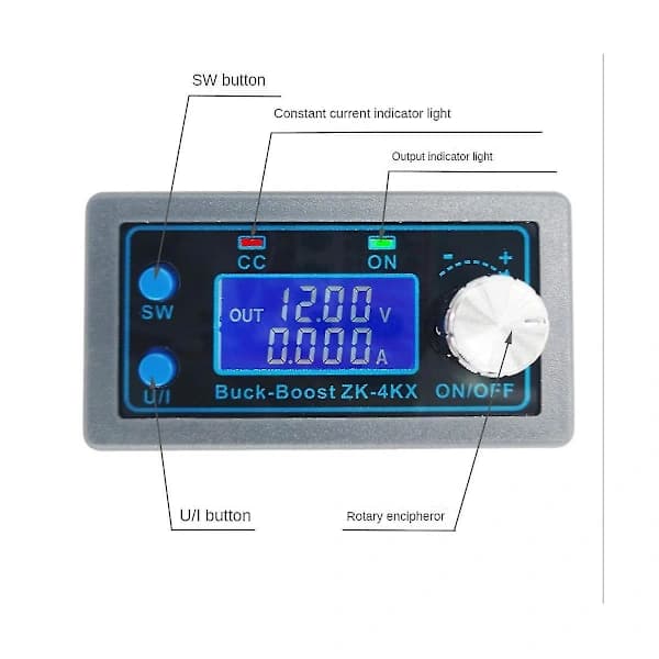 -4kx Boost Converter Cc Cv 0.5-30v 4a Modul Justerbar Reglerad Atory Supp