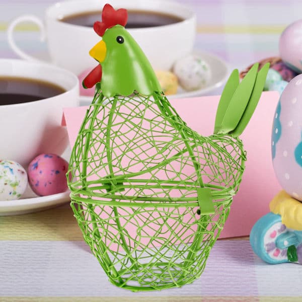 Egg Collection Basket Eggs Kitchen Organizer Home Decor