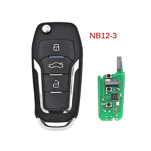 TS-Keydiy B12-3 Fjernbetjening Bilnøgle Universal 3 Knapper Til Style For Kd900/-x2 Mini/ Urg200 Program