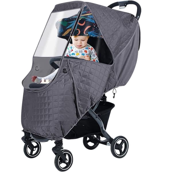 Universal regn- og vinterovertræk til klapvogne - Vejrbestandig, vandtæt, snetæt - Klapvognstilbehør