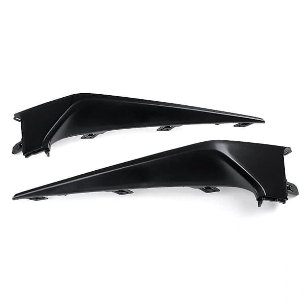2X Frontfangerleppe Splitter Grill Nedre Trim List Støtfangerbeskyttelse Trim for 2.0L 2020-2021