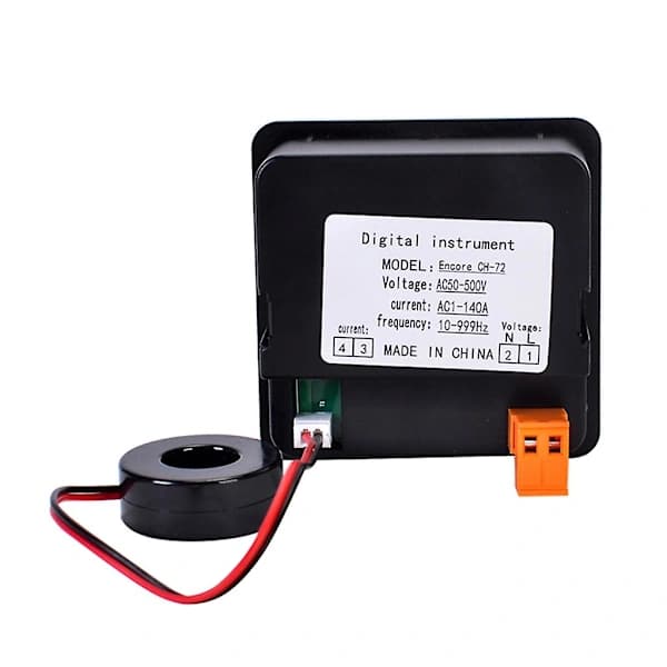 Højtydende Digital Voltmeter Amperemeter Panel AC50-500V 1-140A LED-Display 2025:e