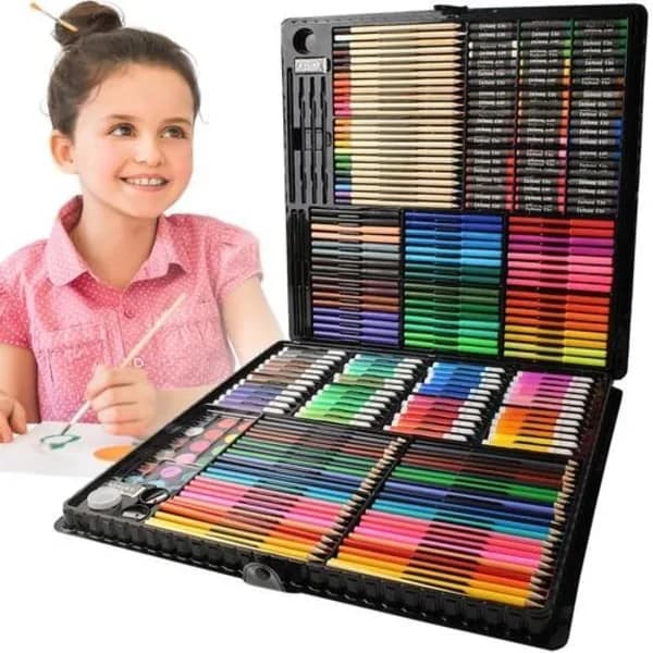 Malerboks 288 deler - Tegn & mal multicolor 1888