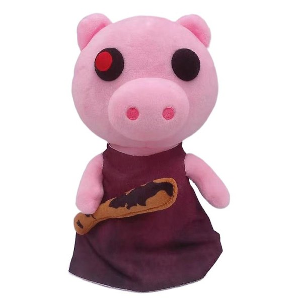 Roblox Piggy Plussi Pinkki Sika Tiikeri Klovni Plussi Nukke Apron Pink Pig A 25cm