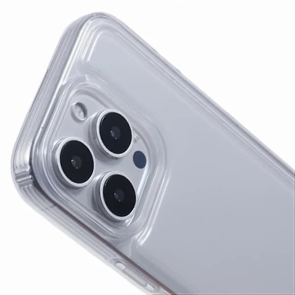 For 16 Pro Deksel Forsterkede Hjørner TPU Transparent Mobilskall
