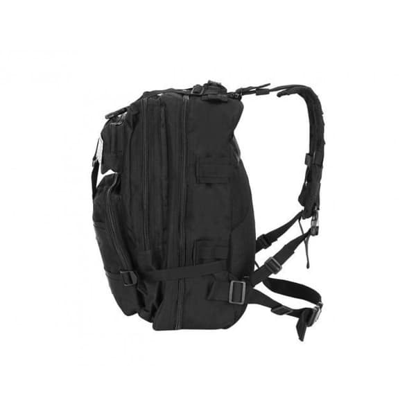 Militærtaske / Rygsæk i Nylon, Sort - 38 Liter