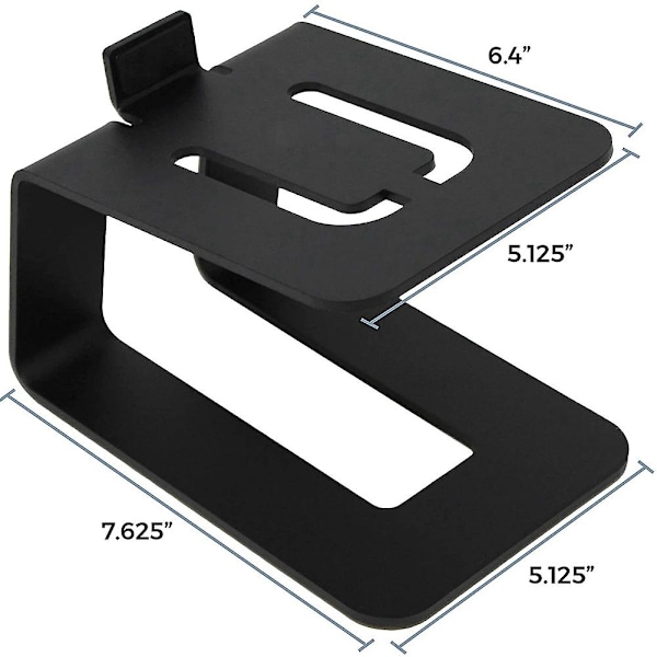 TS-1st Skrivbordshögtalarstativ Metall Ljudfäste Hållare Universellt Bordsstativ