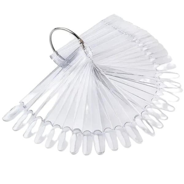 Display tips / display for nail polish samples 50 pcs Transparent