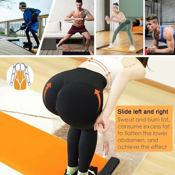 Träningsutrustning, Slide Board för övningar med ändstopp, Professionell