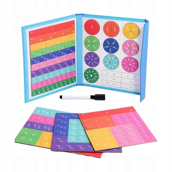 Lære brøk matematikk leker gjenbruk konsept