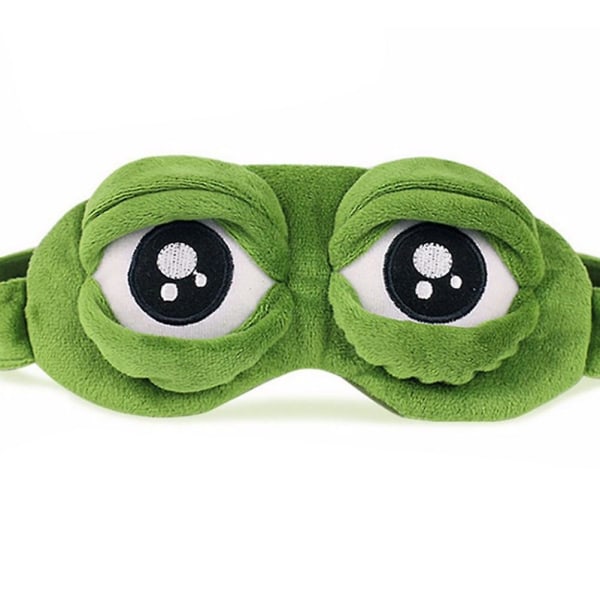 3D Frog Sleep Eye Mask (grön, 1 st)