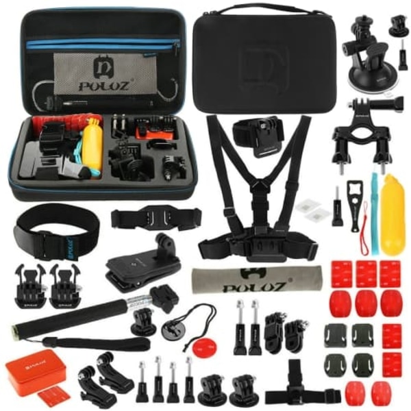 TS-53i1 Ultimata GoPro tillbehörskitet som har allt