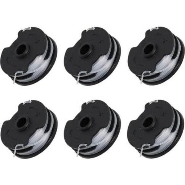 Set med 6 Reservspolar för Parkside Sladdlös Trimmer PRTA 20-Li C3 IAN351753.