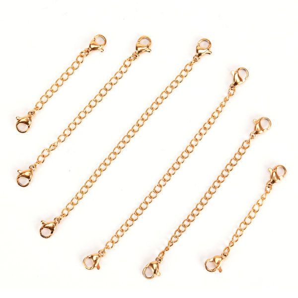 3 st Förlängningskedjor Förlängare Svanslänkar Halsband