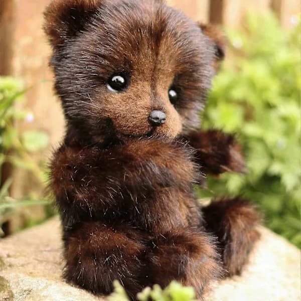 Newly Arrived Handmade Alpaca Wool Plush Teddy Bear - Fully Jointed And Super Soft