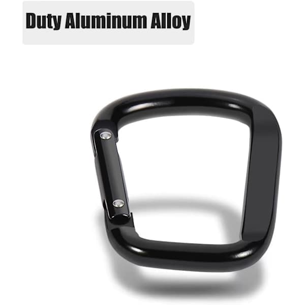 Stroller Clips 2 pcs, Stroller Hooks for Shopping Bags, Stroller Hook Organizer, Stroller Clip for Mom, Carabiner, Stroller Bag