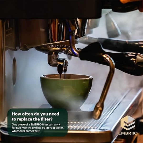 Certificerede Claris Blue vandfiltre til kaffemaskiner, erstatning