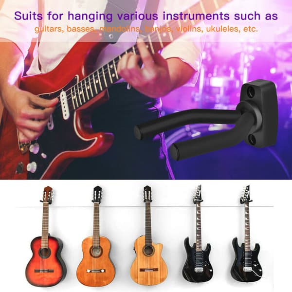 4 kpl kitararipustin seinäkiinnitteinen kitarateline kitara ukulele basso S