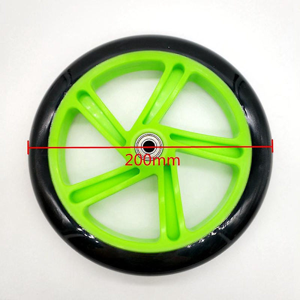 TS-2 Stk. Løbehjulshjul 200 mm PU Materiale Hjul Tykkelse 30 mm ABEC-7 Leje Løbehjulstilbehør