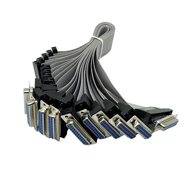 TS-Wire Platt Ribbonkabel Db25 Hona Till -26 Hona Kontakt För LCD-skärmar, Anslutande Kretskort