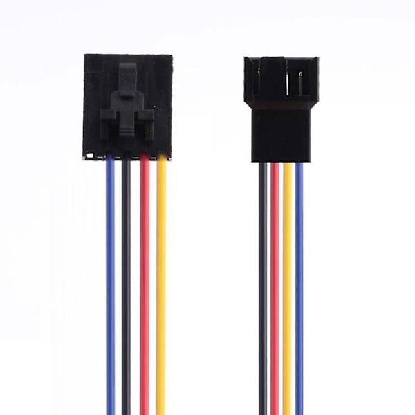 5-pin till 4-pin fläktkontakt adapter omvandlare förlängningskabel för Dell PC laptop Kaesi