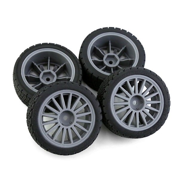 TS-4kpl 67mm Kumirengas Pyörä Rengas Xv01 Xv02 Tt01 Tt02 Ptg-2 1/10 Rc Kilpa-auton Päivitysosat, harmaa