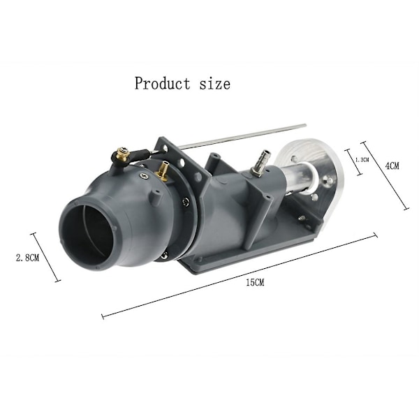 TS-Vannjet Thruster Kraftsprøytepumpe Vannjetpumpe Med 3 Bladers Propellkobling Passer 540 Motor