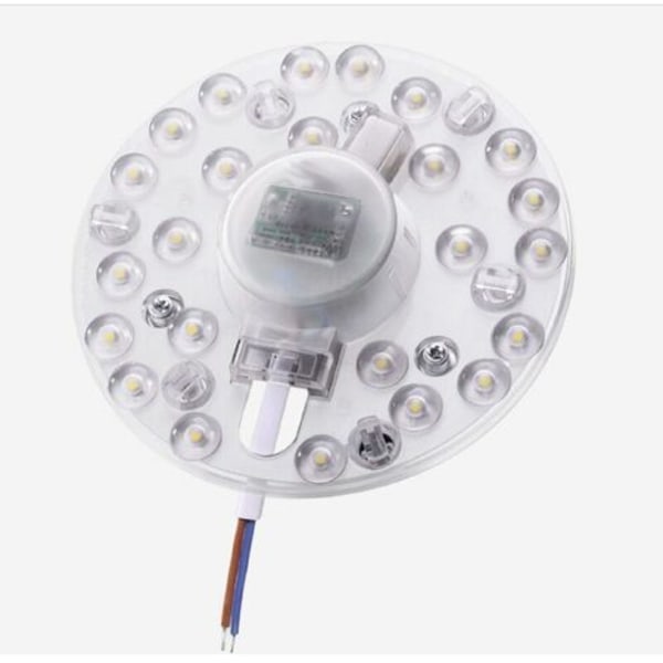 Cirkulær LED Plafondlampe 12W SMD5730 Lysmodul Lampepanel AC220V