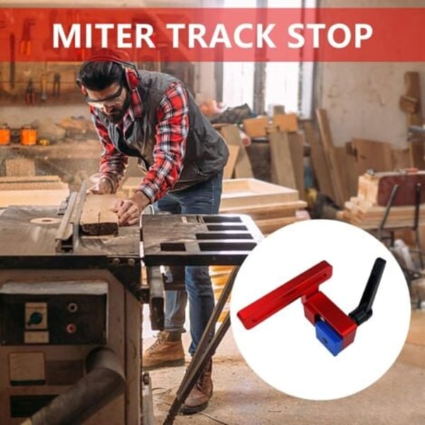 TS-Sæt med 2 T-skinne stop til 30 mm T-not styreskinne